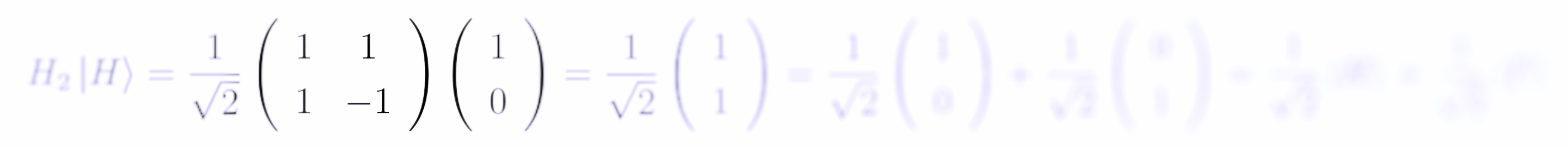 Quantum computing formula